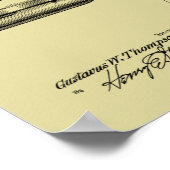 1934 Putter Golf Club Patent Art Drawing Print (Hoek)