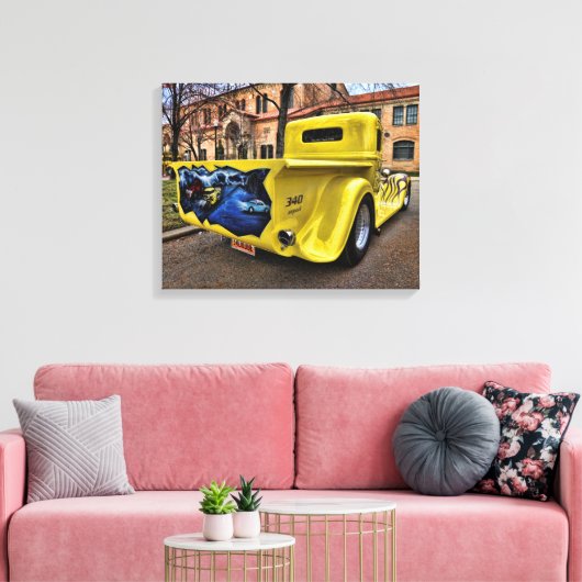 1934 slippickup straatstaafje canvas afdruk (Insitu (Woonkamer))