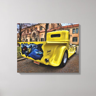 1934 slippickup straatstaafje canvas afdruk