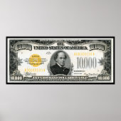1934 TIENDUIZEND DOLLAR BILL POSTER (Voorkant)