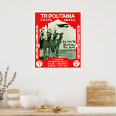 1934 Tripolitania 1 Stempel van de lijst Poster (Keuken)