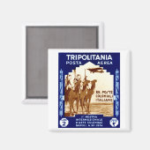 1934 Tripolitania 2 Lire stempel Magneet (Voorkant / Achterkant)