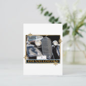 1934 V-12 LINCOLN BRIEFKAART (Staand voorkant)