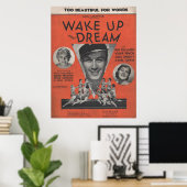 1934 Wakker worden en dromen Poster (Thuiskantoor)