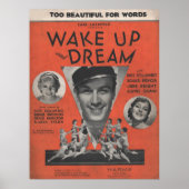 1934 Wakker worden en dromen Poster (Voorkant)