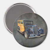 1934  WOODIE MAGNEET (Voorkant / Achterkant)