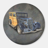 1934  WOODIE MAGNEET (Voorkant)