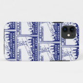 1935 Amerikaanse raketpost Case-Mate iPhone Case (Achterkant (horizontaal))