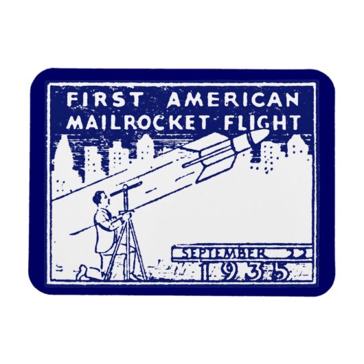 1935 Amerikaanse raketpost Magneet (Horizontaal)
