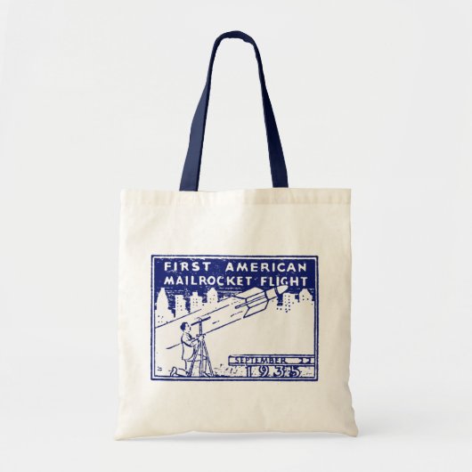 1935 Amerikaanse raketpost Tote Bag (Voorkant)