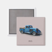 1935 Blau Truck magneet (Voorkant / Achterkant)