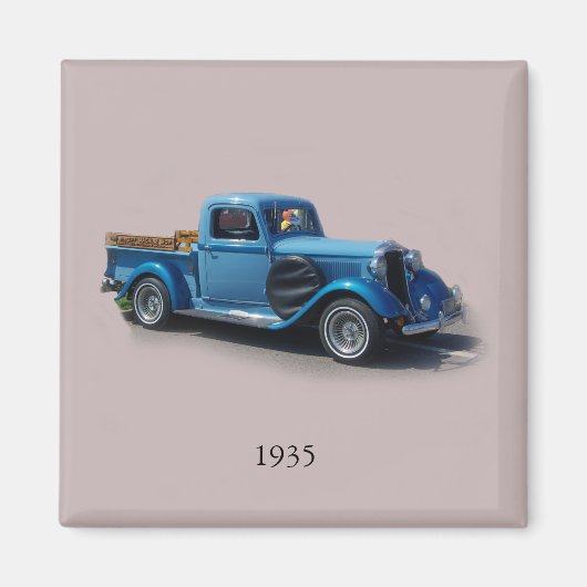 1935 Blau Truck magneet (Voorkant)