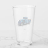 1935 Blue Pickup Truck glass Glas (Achterkant)