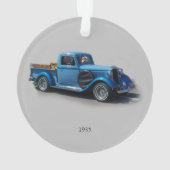 1935 Blue Truck acrylornament Ornament (achterkant)