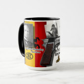 1935 Browning Hi Power Pistol Coffee Mok (Voorkant links)