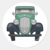 1935 Chevy Pickup Ronde Sticker (Voorkant)