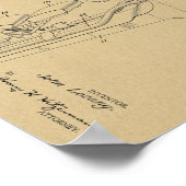 1935  Chiropractic Table Patent Art-afdrukken Poster (Hoek)