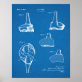 1935 Driver Golf Club Patent Art Drawing Print (Voorkant)