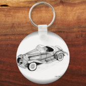 1935 Duesenberg SSJ Roadster Sleutelhanger (Voorkant)