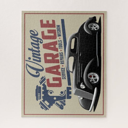 1935  Garage Jigzaag Puzzle Legpuzzel (Verticaal)