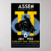 1935 Internationale motorfietsen Poster (Voorkant)