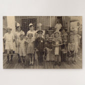 1935 kinderen aan boord kostumeparty legpuzzel (Horizontaal)