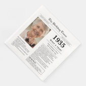 1935 Krant Verjaardag Servet (Hoek)