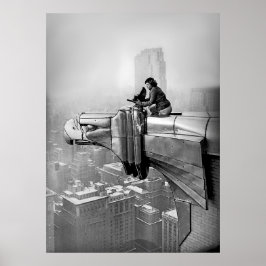 1935 MARGARET BOURKE NEW YORK CITY OUDE FOTO POSTER