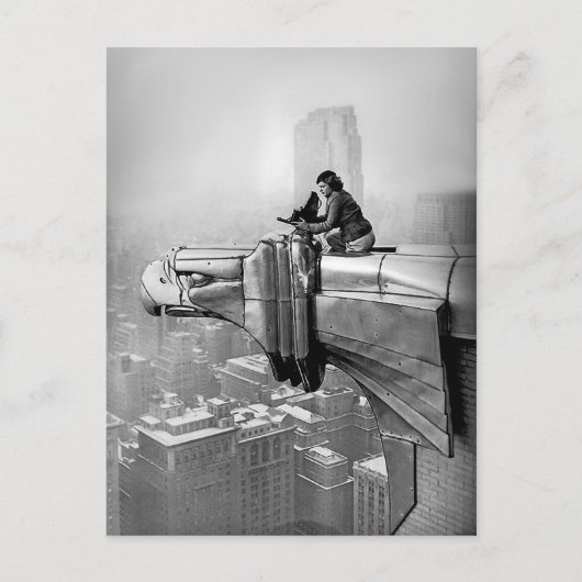 1935 MARGARET BOURKE NEW YORK CITY  PHOTO BRIEFKAART (Voorkant)