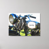 1935 Norton model 50 motorfiets Canvas Afdruk (Voorkant)