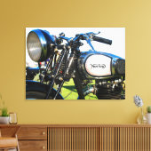 1935 Norton model 50 motorfiets Canvas Afdruk (Insitu (Woonkamer))