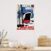 1935 Poolse Poster Laten we onze eigen scheepswerf (Keuken)