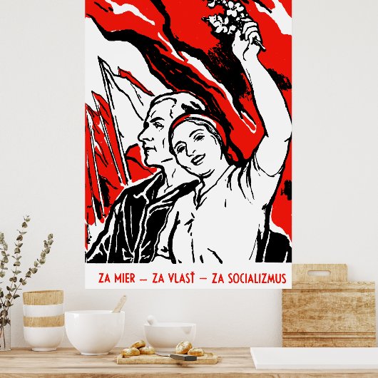 1935 Socialistisch Poster (Keuken)