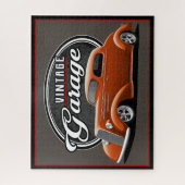  1935 Street Rod Garage Jigzaag Puzzle Legpuzzel (Verticaal)