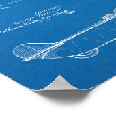 1935 Tekening van vliegtuigpatenten voor vliegende Poster (Hoek)