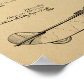 1935 Tekening van vliegtuigpatenten voor vliegende Poster (Hoek)