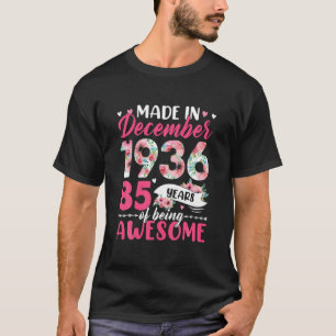 1936, 85 jaar na de geboorte t-shirt