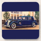1936 blue Packard Drankjes Onderzetter (Voorkant)
