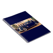 1936 blue Packard Notitieboek (Rechterzijde)