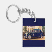 1936 blue Packard Sleutelhanger (Voorkant Links)