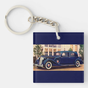 1936 blue Packard Sleutelhanger