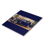 1936 blue Packard Tegeltje (Zijkant)