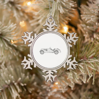 1936 BMW 328 TIN SNEEUWVLOK ORNAMENT