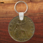 1936 Britse penny sleutelhanger (Voorkant)