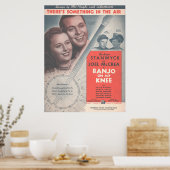 1936 Er hangt iets in de lucht Poster (Keuken)