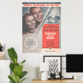 1936 Er hangt iets in de lucht Poster (Thuiskantoor)