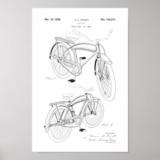 1936  fietspataderafdrukken poster (Voorkant)