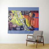 1936 Filmafdrukken poster Postal Inspector Wandkleed (In Situ (horizontaal))