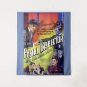 1936 Filmafdrukken poster Postal Inspector Wandkleed (Voorkant)