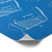  1936 Golf Clubs Design Patent Art-afdrukken Poster (Hoek)